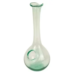 Kirklands Home Glass Wine Decanter with Ice Pocket Green Online