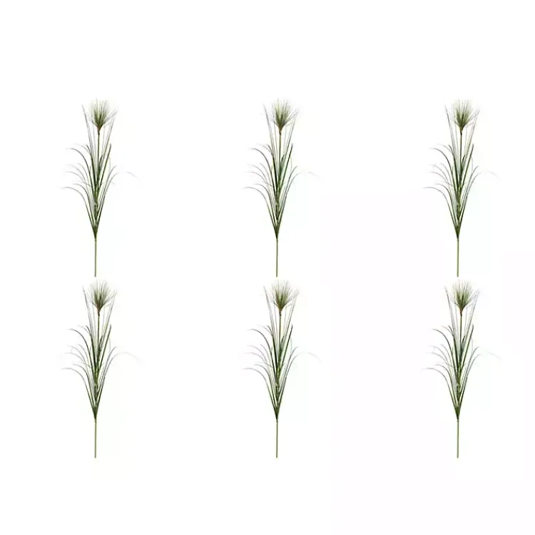 Stems & Bouquets>Kirklands Home Grass Spray Stems, Set of 6 Green
