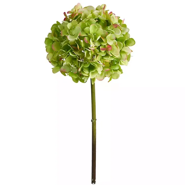 Stems & Bouquets>Kirklands Home Hydrangea Bloom Stems, Set of 3 Green