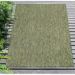 Kirklands Home Intertwined Santal Outdoor Area Rug, 6x9 Green Hot