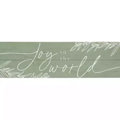 Christmas Art & Wall Decor>Kirklands Home Joy to the World Wall Plaque Green