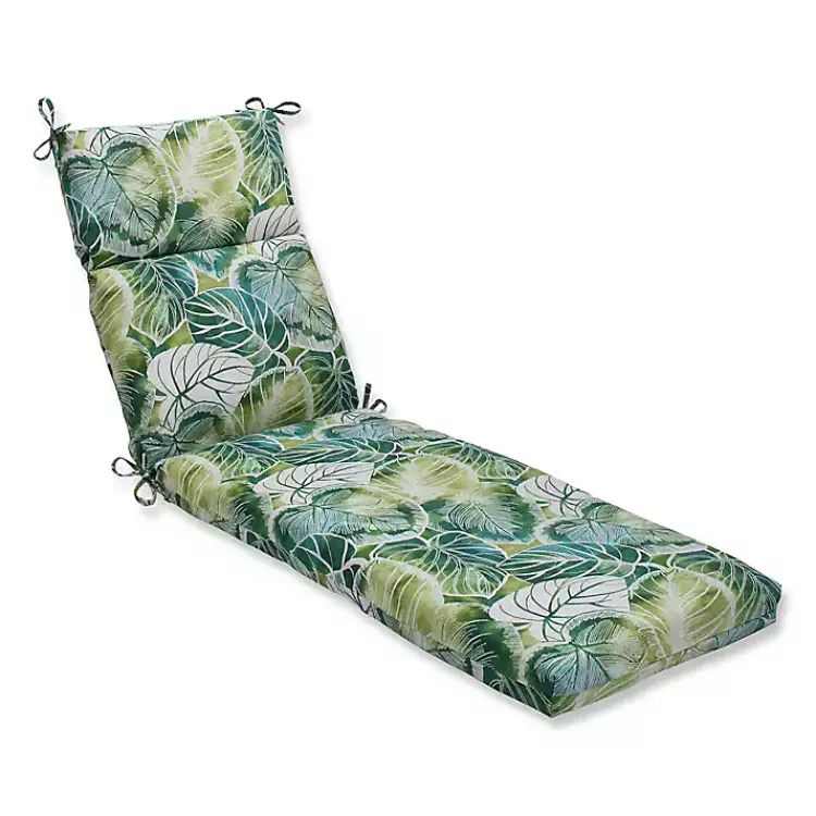 Kirklands Home Green Lagoon Outdoor Chaise Cushion Clearance