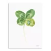 St Patricks Day Decorations>Kirklands Home Green Lucky Clover Canvas Art Print