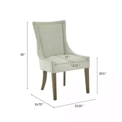 Kirklands Home Madison Park Ultra Dining Chairs, Set of 2 Green Sale