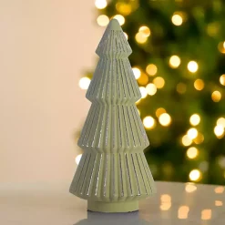 Christmas Decorations>Kirklands Home Mercury Glass Christmas Tree Green
