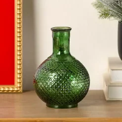 Vases>Kirklands Home Mercury Glass Vase Green