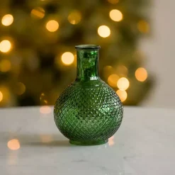 Vases>Kirklands Home Mercury Glass Vase Green