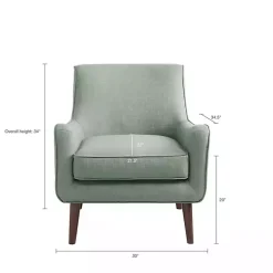 Kirklands Home Mid-Century Modern Accent Chair Green Outlet