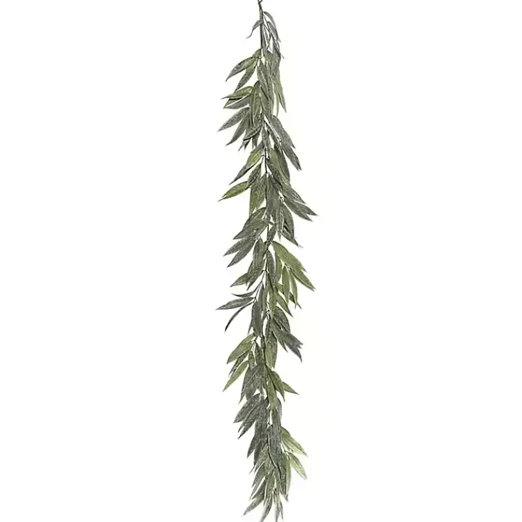 Arrangements & Greenery>Kirklands Home Muddy White Willow Garland, 72 in. Green