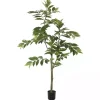Trees & Topiaries>Kirklands Home Green Nandina Potted Tree, 4 ft.