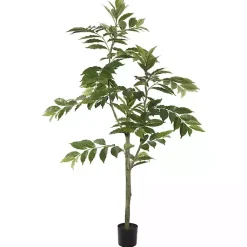Trees & Topiaries>Kirklands Home Green Nandina Potted Tree, 4 ft.
