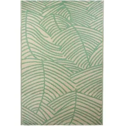 Kirklands Home Green Palm Leaf Outdoor Area Rug, 4x6 Online