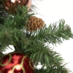Christmas Wreaths>Kirklands Home Green Pine with Ornaments Wreath