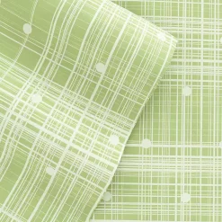 Kirklands Home Plaid Polka Dot 3-pc. Twin Sheet Set Green Outlet