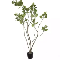 Trees & Topiaries>Kirklands Home Green Potted Cotinus Coggygria Tree, 4 ft.
