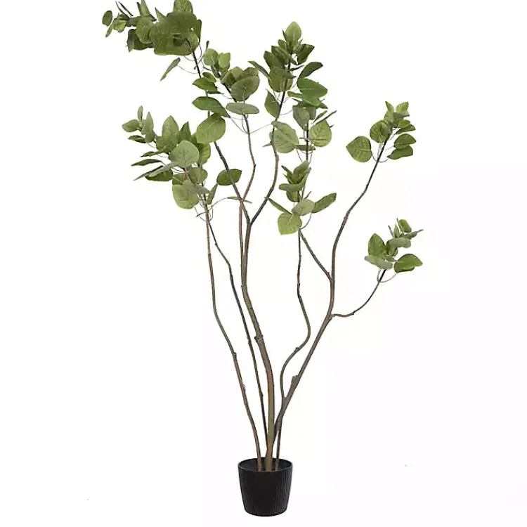 Trees & Topiaries>Kirklands Home Green Potted Cotinus Coggygria Tree, 4 ft.