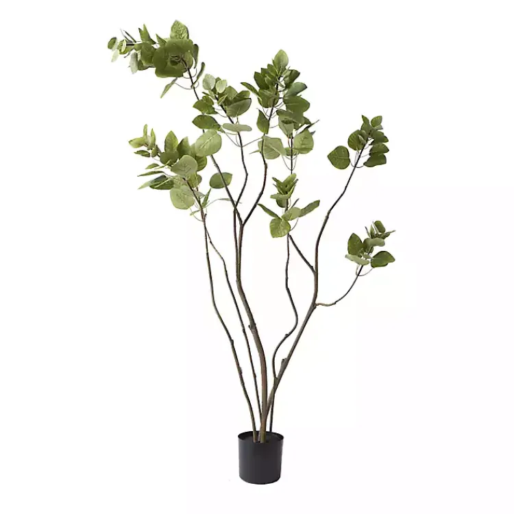 Trees & Topiaries>Kirklands Home Green Potted Cotinus Coggygria Tree, 4 ft.
