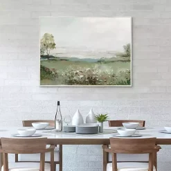 Kirklands Home Green Prairie Field Framed Canvas Art Print Outlet