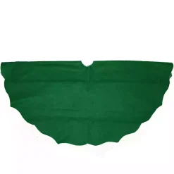 Christmas Tree Skirts & Collars>Kirklands Home Scalloped Christmas Tree Skirt, 38 in. Green