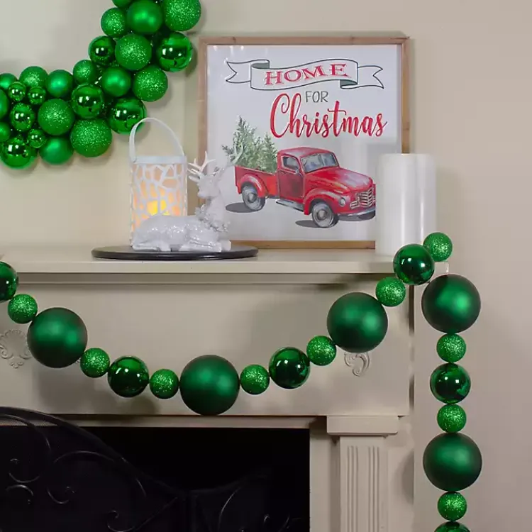 Christmas Trees>Kirklands Home Shatterproof Ornament Tree Garland Green