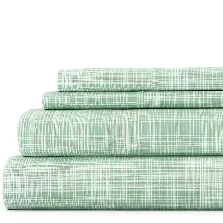 Kirklands Home Soft Thatch 3-pc. Twin Sheet Set Green Discount