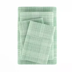 Kirklands Home Soft Thatch 3-pc. Twin Sheet Set Green Discount