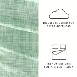 Kirklands Home Soft Thatch 3-pc. Twin Sheet Set Green Discount