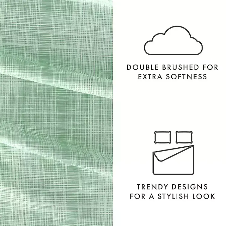 Kirklands Home Soft Thatch 3-pc. Twin Sheet Set Green Discount