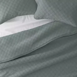 Kirklands Home Stitched Diamond 2-pc. Twin Quilt Set Green Sale