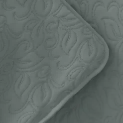Kirklands Home Stitched Floral 2-pc. Twin Quilt Set Green Discount