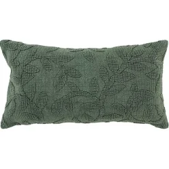 Pillows>Kirklands Home Stonewash Botanical Pillow Green