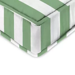 Kirklands Home Green Striped Outdoor Deep Seat Cushion Discount