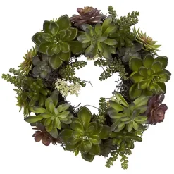 Wreaths>Kirklands Home Succulent Wreath Green