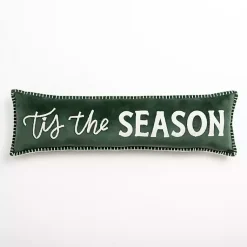 Christmas Pillows>Kirklands Home Green Tis the Season Christmas Pillow