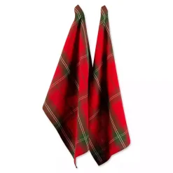 Christmas Dining & Entertaining>Kirklands Home Green Tree Plaid 3-pc. Dishtowel & Potholder Set