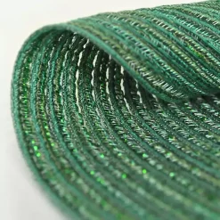 Kirklands Home Variegated Round Placemats, Set of 6 Green Hot
