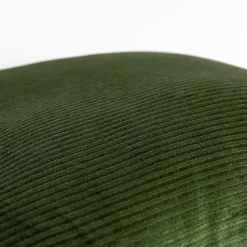 Pillows>Kirklands Home Velvet Corduroy Flange Throw Pillow Green