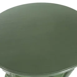 Kirklands Home Wood Oval Emily Accent Table Green Clearance
