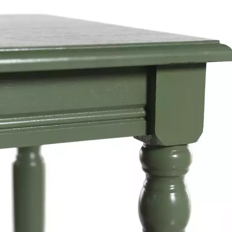 Kirklands Home Wood Sybil Accent Table Green Best