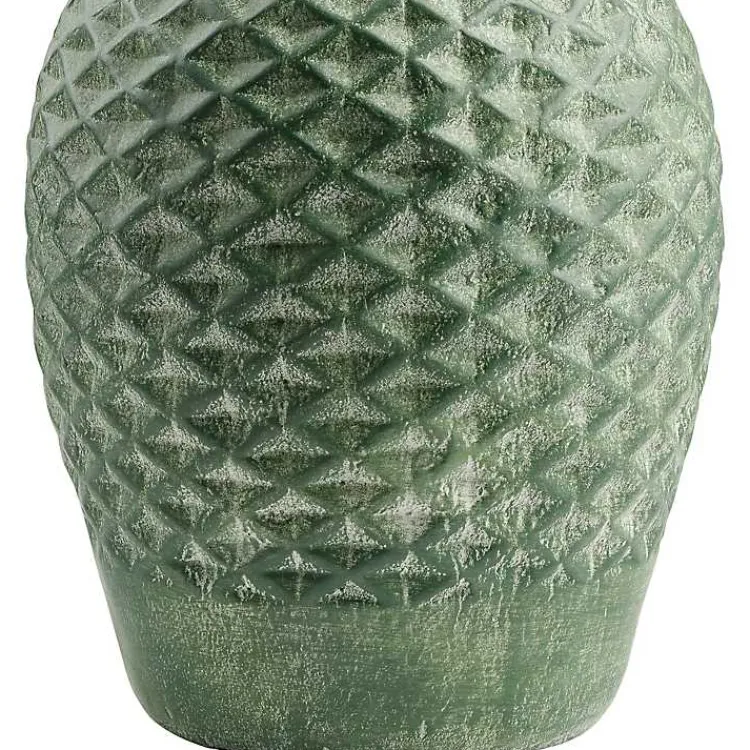Kirklands Home Green Yosemite Textured Table Lamp Tan New