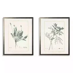 Kirklands Home Greenery Botanicals I Framed Art Prints, Set of 2 Outlet