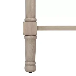 Kirklands Home Greige Chevron 2-Drawer Console Table Gray Clearance