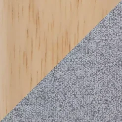 Kirklands Home Grey Michelle Ottoman Gray Clearance