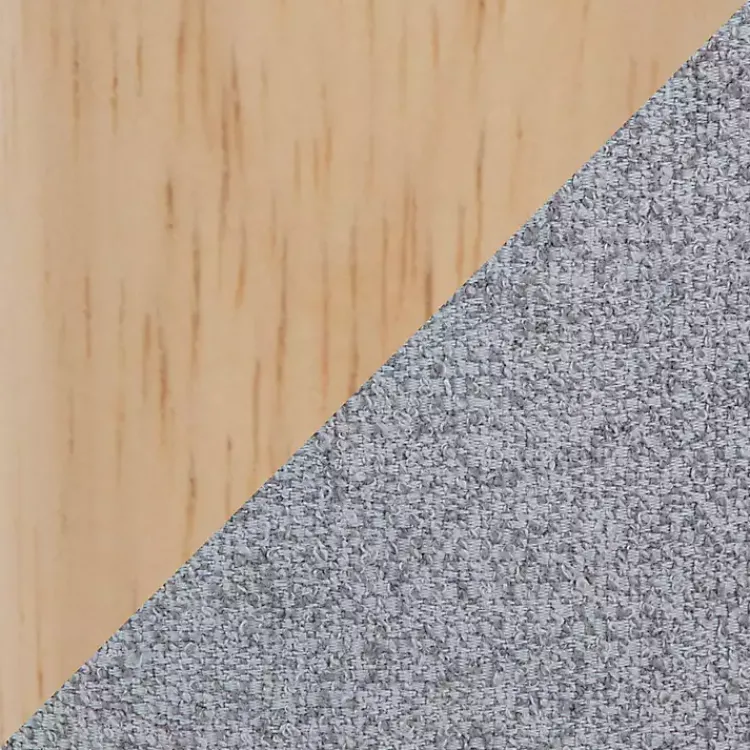 Kirklands Home Grey Michelle Ottoman Gray Clearance