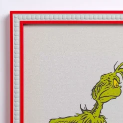 Christmas Art & Wall Decor>Kirklands Home Grinch Looking Over Whoville Framed Art Print