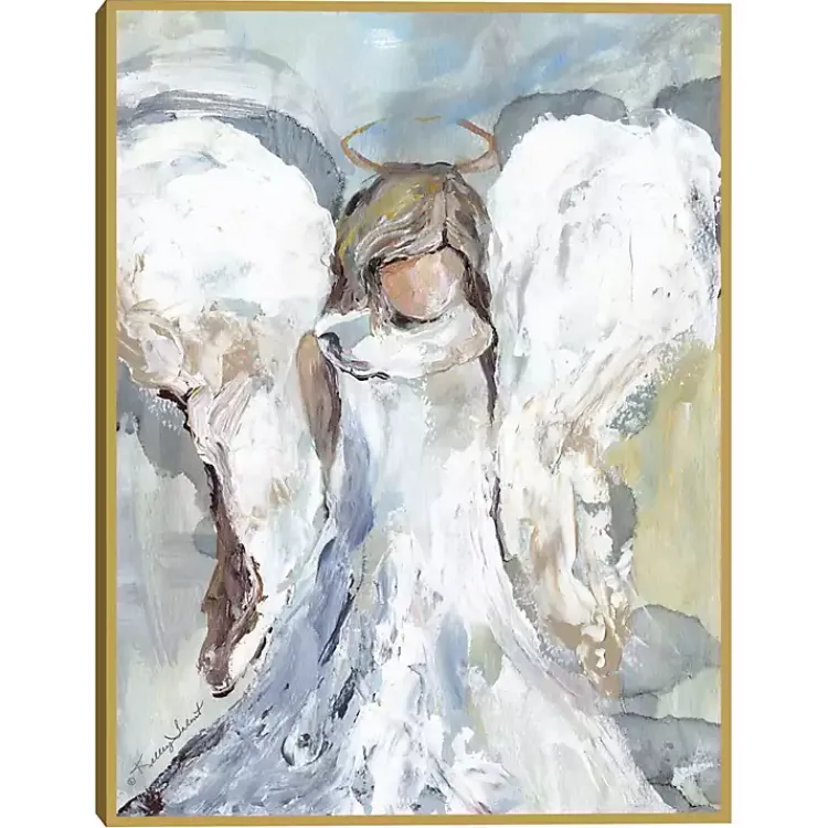 Christmas Decorations>Kirklands Home Guard and Protect Angel Framed Art Print