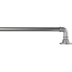 Kirklands Home Gunmetal Hyde Wrap Around Curtain Rod, 120 in. Hot