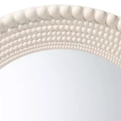 Kirklands Home Halle Pearl Wall Mirror White Outlet
