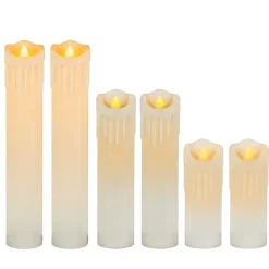 Halloween>Kirklands Home Halloween 6-pc. LED Candle Set