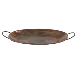 Decorative Trays>Kirklands Home Hammered Copper 3-pc. Iridescent Tray Set Brown
